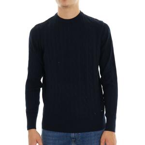 MAGLIA TRECCIA BLU